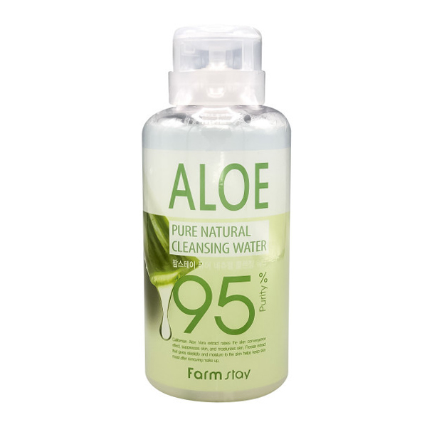 Мицеллярная вода с алоэ  FarmStay Aloe Pure Cleansing Water