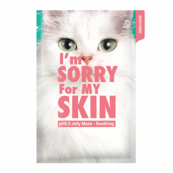 Успокаивающая маска с нейтральным pH I’m Sorry For My Skin pH5.5 Jelly Mask-Soothing (Cat) 11987600 - фото 1