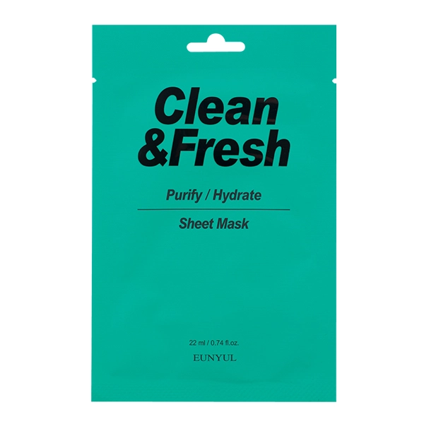 EUNYUL Clean&Fresh Purify/Hydrate Sheet Mask 35406720