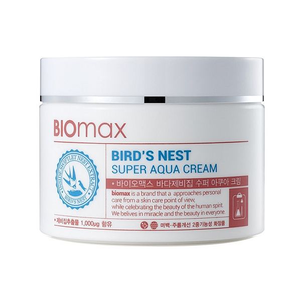 Интенсивно увлажняющий крем с экстрактом ласточкиного гнезда Welcos BIOmax Bird's Nest Super Aqua Cream