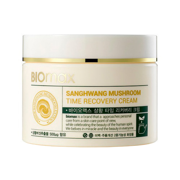 Антивозрастной  крем с экстрактом гриба сангван Welcos BIOmax Sanghwang Mushroom Time Recovery Cream
