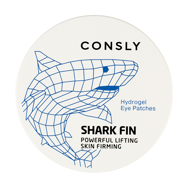 Лифтинг-патчи с экстрактом акульего плавника  Consly Hydrogel Shark Fin Eye Patches 39804494