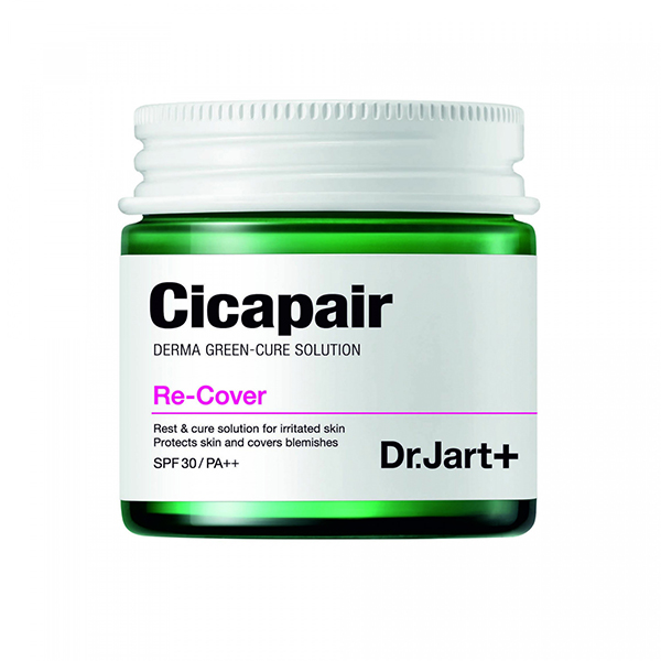 Крем для лица с центеллой с тонирующим эффектом  Dr.Jart Cicapair Re-Cover