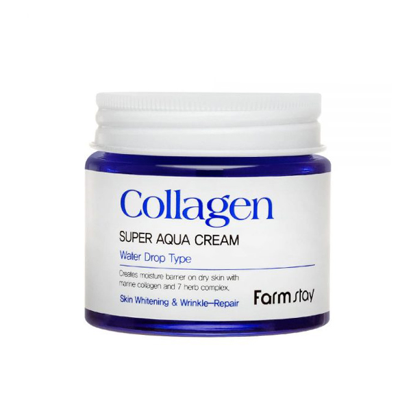 Увлажняющий крем с коллагеном  FarmStay Collagen Super Aqua Cream 35230231 - фото 1