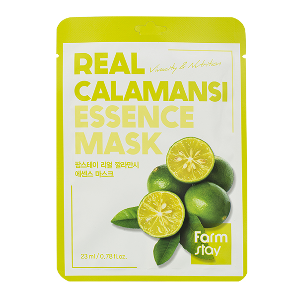 Тканевая маска с каламанси  FarmStay Real Calamansi Essence Mask