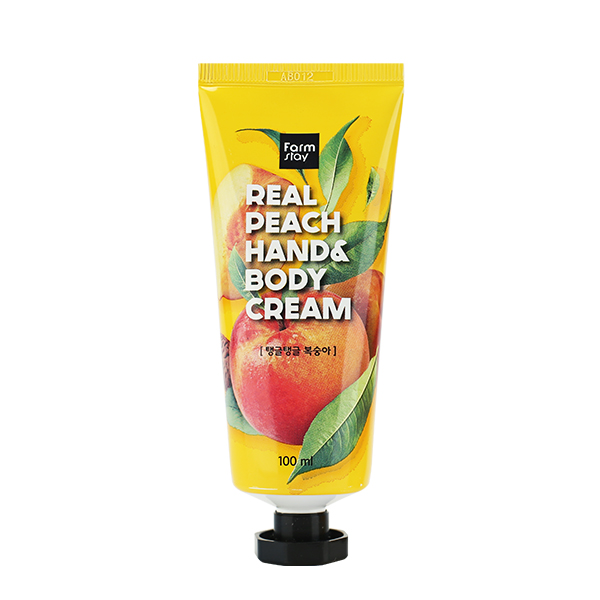 Смягчающий крем для рук и тела с экстрактом персика&nbsp; FarmStay Real Peach Hand & Body Cream