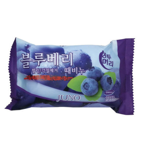 Мыло с экстрактом черники Juno Sangtumeori Blueberry Peeling Soap 60840187