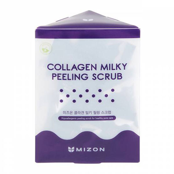 Коллагеновый скраб для мягкого очищения кожи, 24pcs*7g  Mizon Collagen Milky Peeling Scrub 41197499