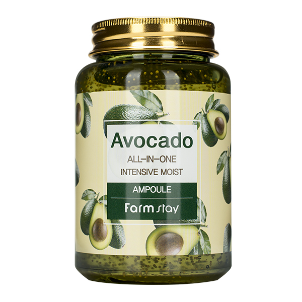 Ампульная сыворотка с экстрактом авокадо  FarmStay Avocado All-In-One Intensive Moist Ampoule