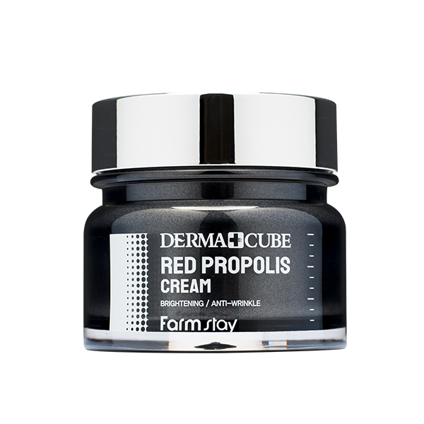 Питательный крем с прополисом и гибискусом FarmStay DERMA CUBE Red Propolis Cream