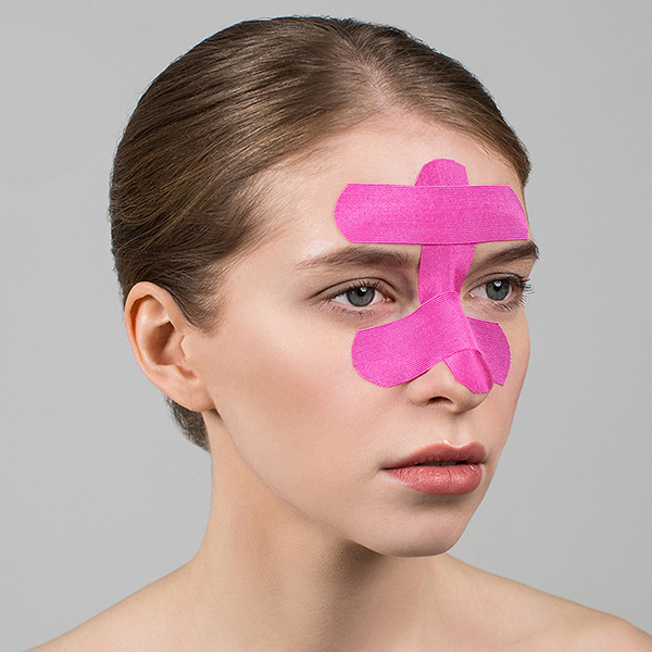 Шёлковый кинезиотейп BBTape Silk Face Pack 5см*5м (розовый) 65673007 - фото 6