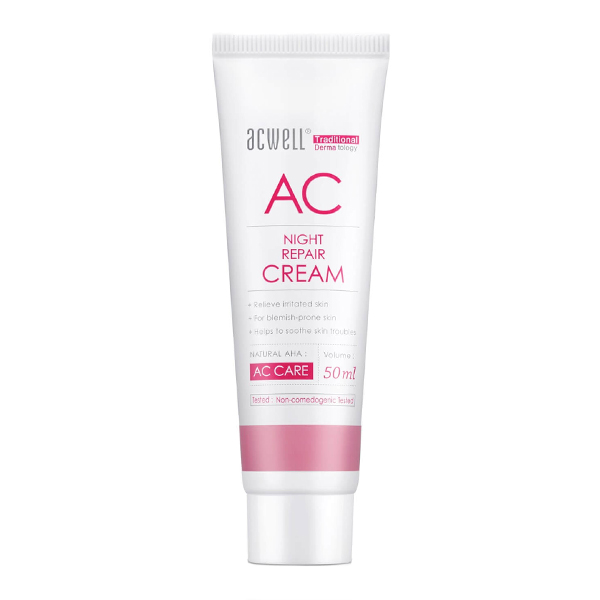 Восстанавливающий крем для проблемной кожи  Acwell AC Night Repair Cream 29642113 - фото 1