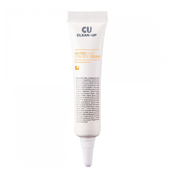 Точечный крем от воспалений и постакне  CU:Skin Clean-Up AV Free Spot Control Cream