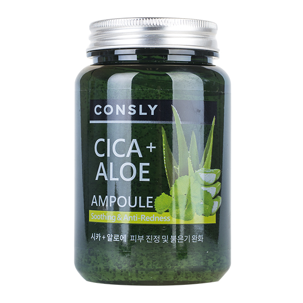 Сыворотка с центеллой азиатской и алоэ Consly Cica & Aloe All-in-One Ampoule