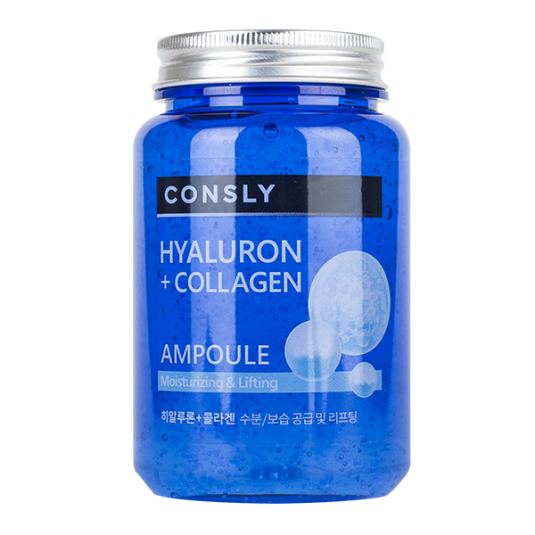 Сыворотка с гиалуроновой кислотой и коллагеном Consly Hyaluronic Acid & Collagen All-in-One Ampoule