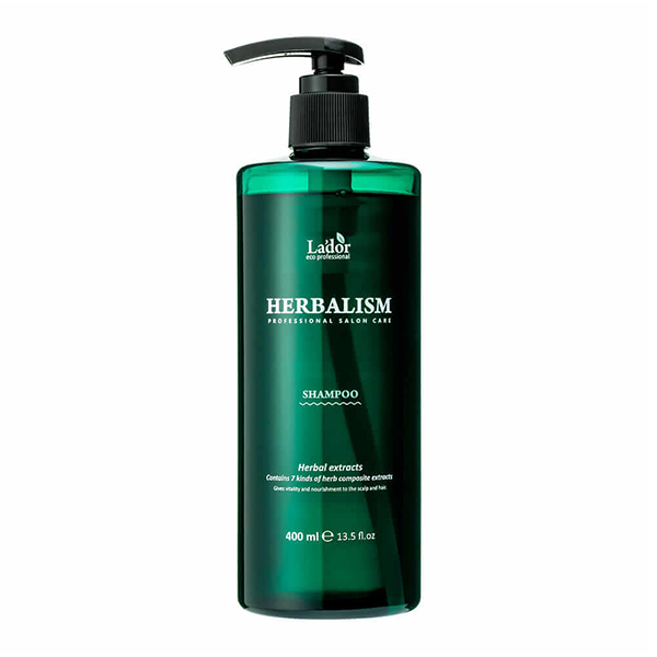 Слабокислотный травяной шампунь для жирных волос Lador Herbalism Shampoo 81931835