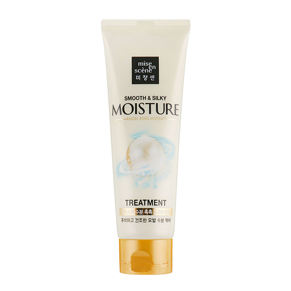 Увлажняющая маска для тусклых волос Mise en Scene Pearl Smooth & Silky Moisture Treatment 42704343