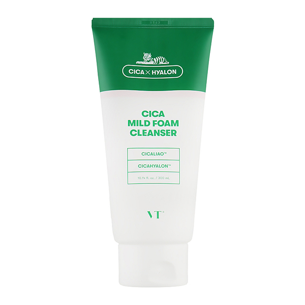 Пенка для умывания с центеллой азиатской&nbsp; VT Cosmetics Cica Mild Foam Cleanser