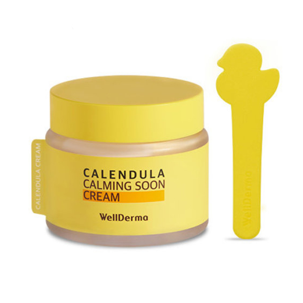 Успокаивающий крем с календулой для чувствительной кожи WellDerma Calendula Calming Soon Cream