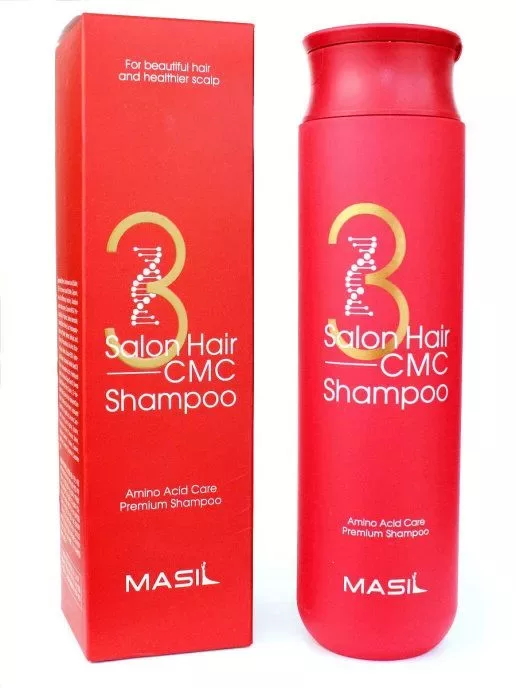 Восстанавливающий шампунь для повреждённых волос  Masil 3 Salon Hair CMC Shampoo 1Pack 94545118 - фото 3