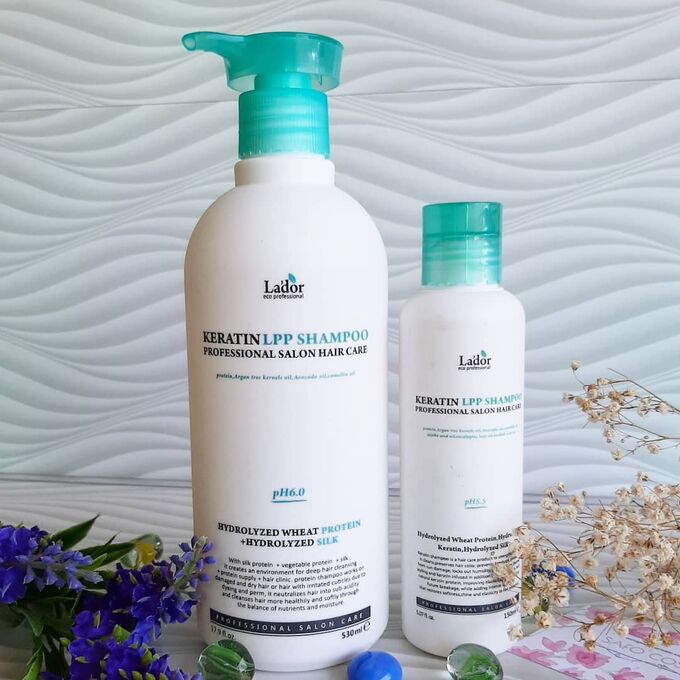 Бессульфатный шампунь с кератином Lador Keratin LPP Shampoo Professional Salon Hair Care