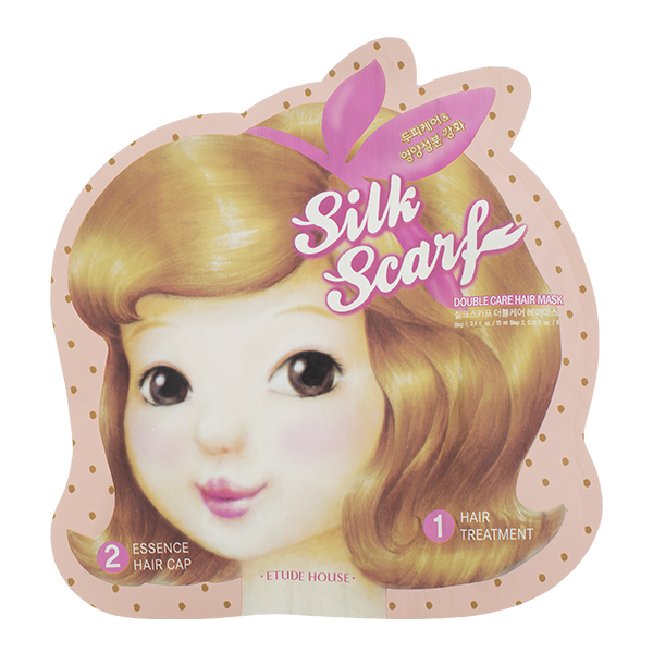 Маска-шапочка для восстановления волос Etude House Silk Scarf Double Care Hair Mask
