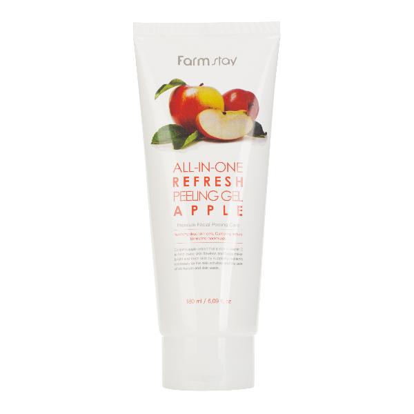 Пилинг-скатка с экстратком яблока FarmStay All-In-One Refresh Peeling Gel Apple