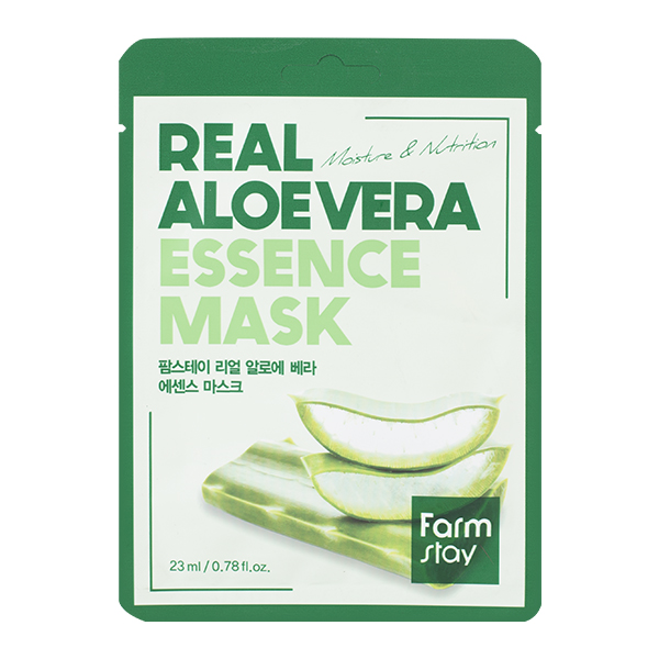 Тканевая маска с алоэ FarmStay Real Aloe Vera Essence Mask