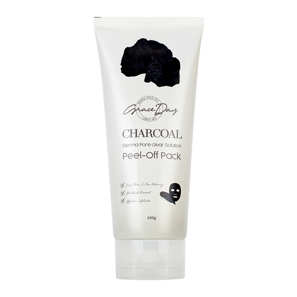 Очищающая маска-пленка с углем Grace Day Charcoal Derma Pore Clear Solution Peel-Off Pack