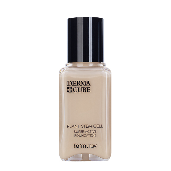 FarmStay DERMA CUBE Plant Stem Cell Super Active Foundation #13 Natural Ivory 39174494 - фото 1