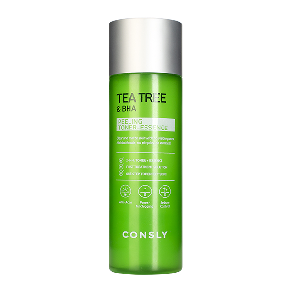 Тонер-эссенция с чайным деревом и BHA для проблемной кожи Consly Tea Tree & BHA Peeling Toner-Essence 23292821