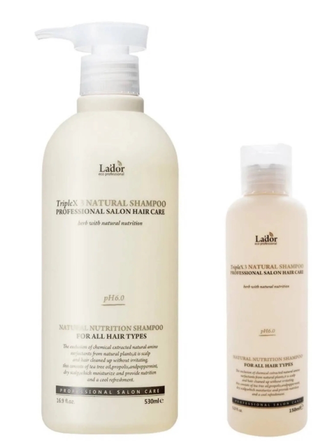 Безсульфатный шампунь для волос La'dor Triplex Natural Shampoo 130 ml 00811008 - фото 2
