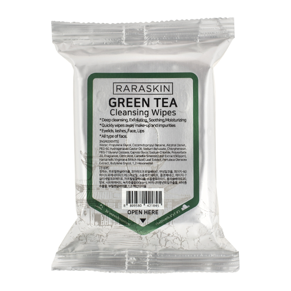 Raraskin Green Tea Cleansing Wipes 80421845 - фото 1