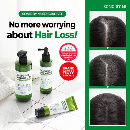 Маска против выпадения волос с центеллой и пептидами SOME BY MI Cica Peptide Anti Hair Loss Derma Scalp Treatment 47390985 - фото 3