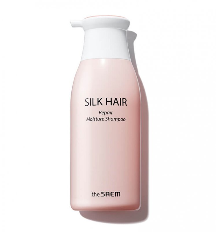 Увлажняющий шампунь для окрашенных волос  The Saem Silk Hair Repair Moisture Shampoo