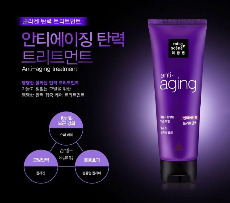 Антивозрастная маска для силы и здоровья волос Mise-en-Scene Aging Care Treatment pack 42698222 - фото 3