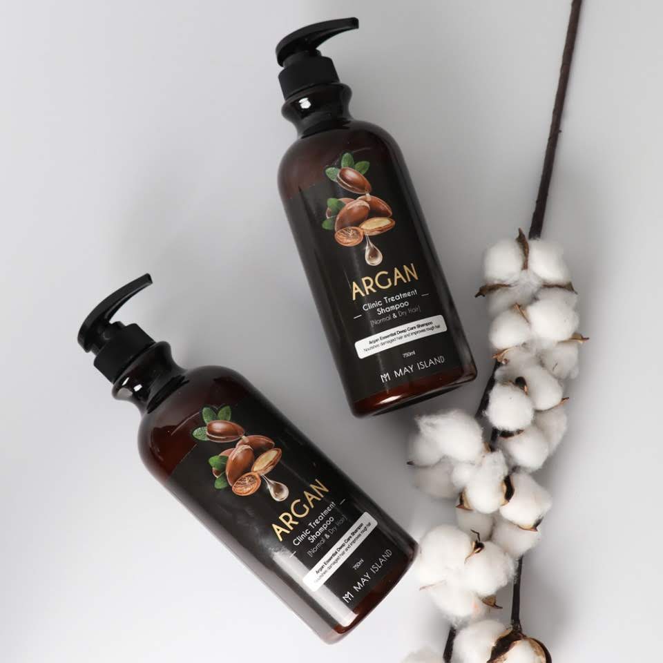 Питательный шампунь с аргановым маслом May Island Professional Clinic Treatment Shampoo Argan 15400631 - фото 2