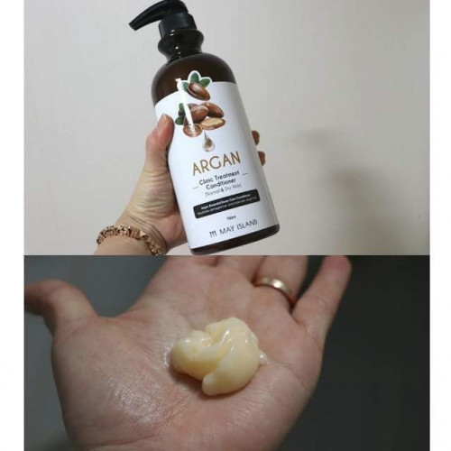 Питательный шампунь с аргановым маслом May Island Professional Clinic Treatment Shampoo Argan 15400631 - фото 3