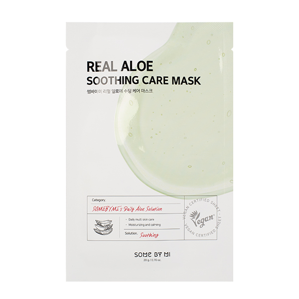 Тканевая маска с алоэ SOME BY MI Real Aloe Soothing Care Mask
