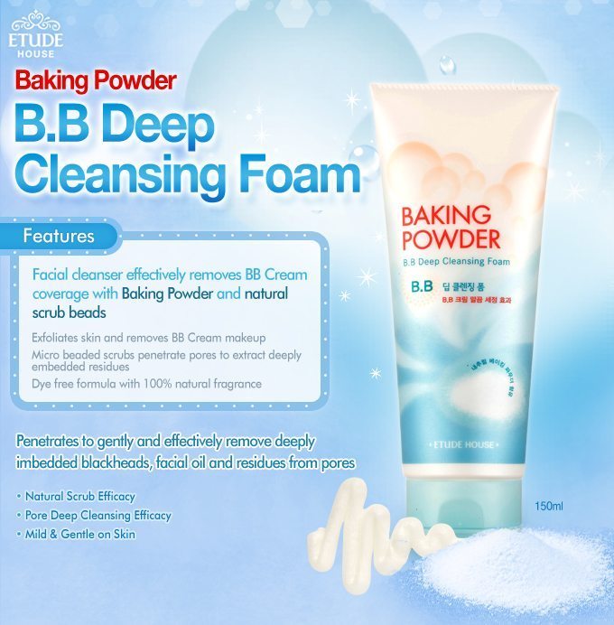 Baking powder deep cleansing foam