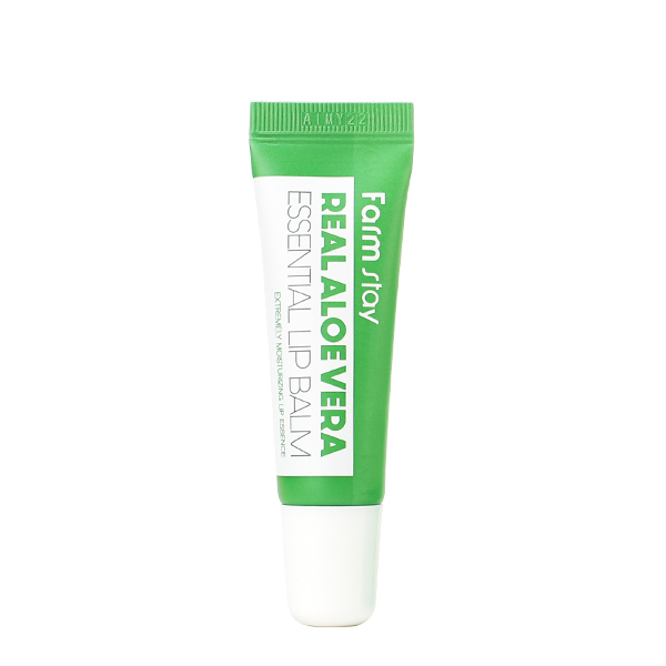 Увлажняющий бальзам для губ с алоэ  FarmStay Real Aloe Vera Essential Lip Balm 32883218