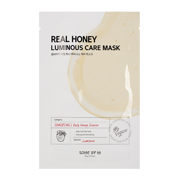 Тканевая маска с мёдом  SOME BY MI Real Honey Luminous Care Mask
