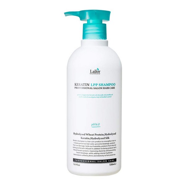 Бессульфатный шампунь с кератином La'dor Keratin LPP Shampoo Professional Salon Hair Care 530 ml 00811053