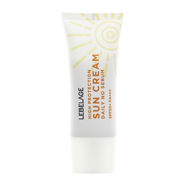 Солнцезащитный крем для жирной кожи Lebelage High Protection Sun Cream Daily No Sebum SPF50+ PA+++