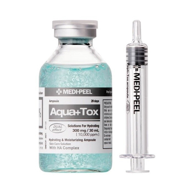 Увлажняющая ампульная сыворотка с гиалуроновой кислотой  MEDI-PEEL Aqua Plus Tox Ampoule