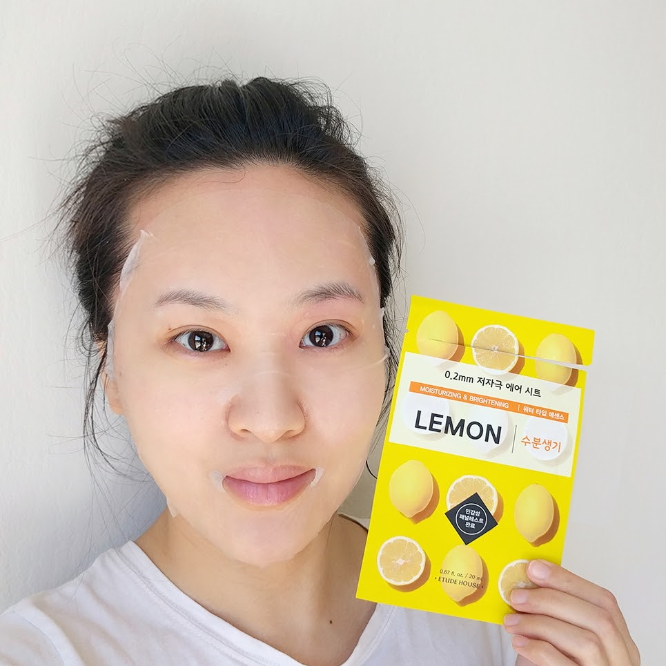 Маска Etude House 0.2 Therapy Air Mask Lemon