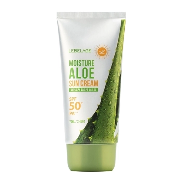 Lebelage Moisture Aloe Sun Cream SPF50+ PA+++ 17114682 - фото 1