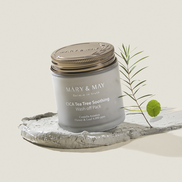 Mary & May CICA TeaTree Soothing Wash off Pack 70681579 - фото 3