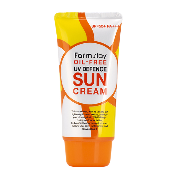 Солнцезащитный крем на безмасляной основе&nbsp;SPF50+ PA+++ FarmStay Oil-Free UV Defence Sun Cream SPF50+ PA+++
