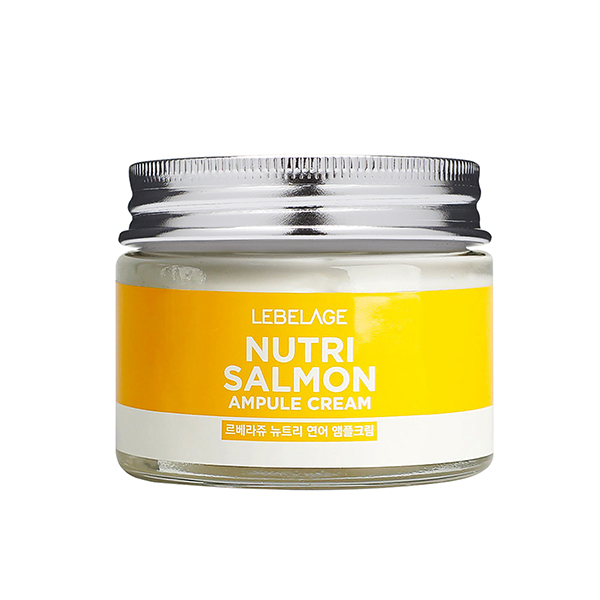 Ампульный крем питательный с маслом лосося LEBELAGE Nutri Salmon Ampule Cream